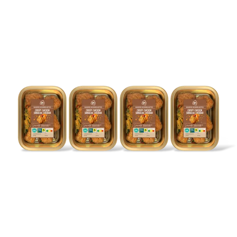 Crispy chicken sriracha cheddar 4-pack