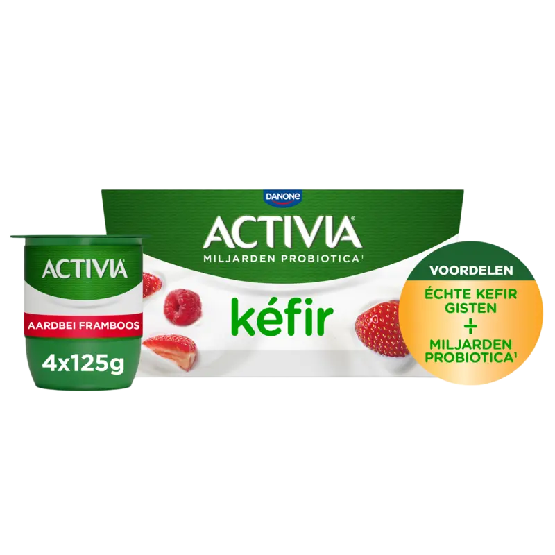 Activia Kefir aardbei & framboos