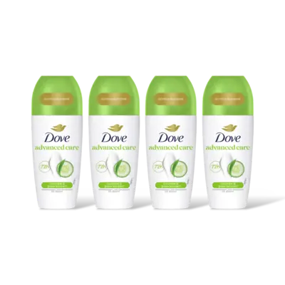 Dove Anti-transpirant roller komkommer 4-pack