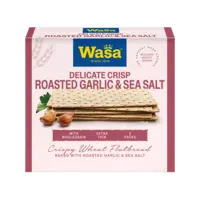 Wasa Delicate crisp roasted garlic & sea salt