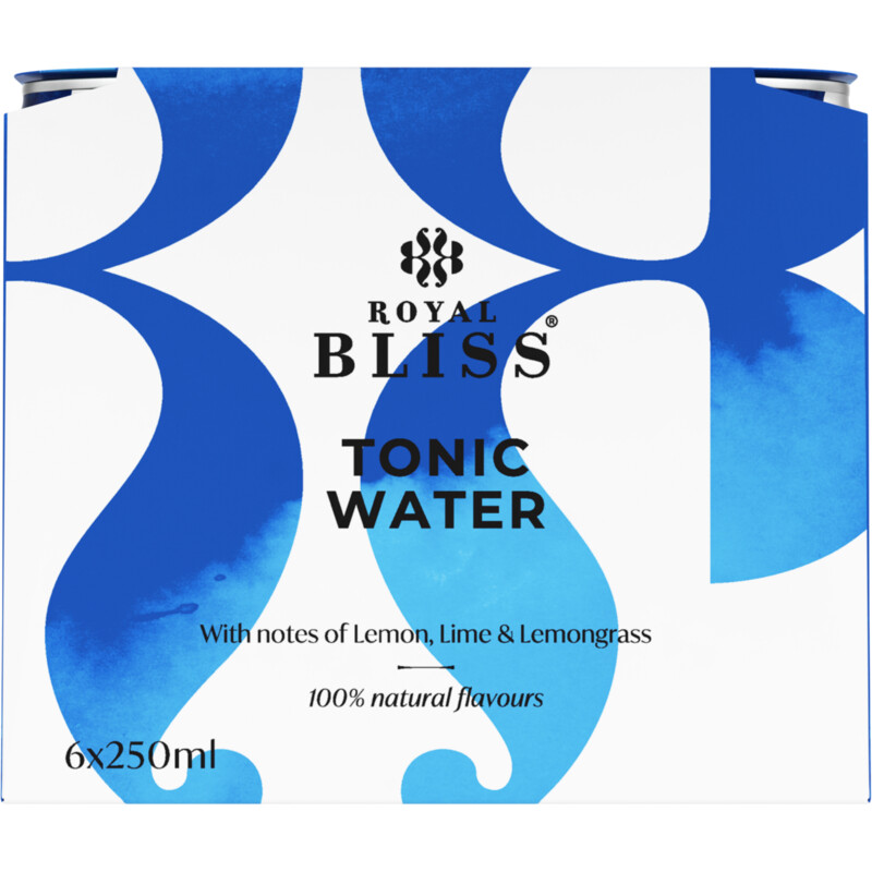 Een afbeelding van Royal Bliss Tonic water 6-pack bel