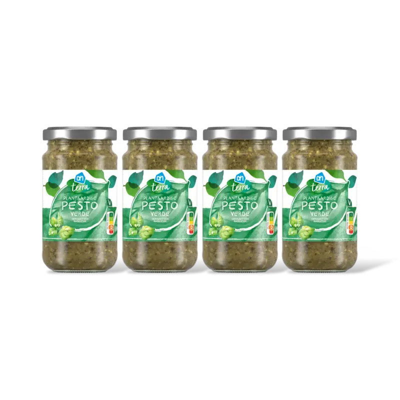 Plantaardige pesto verde 4-pack