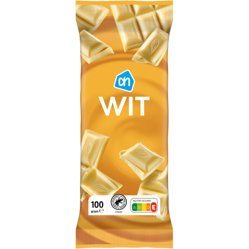Een afbeelding van AH Reep witte chocolade
