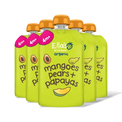 pdp-image-Ella's kitchen Mango's, peren + papaya's 4m+ bio 5-pack
