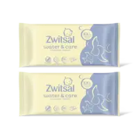 Zwitsal Water & care babydoekjes 2-pack