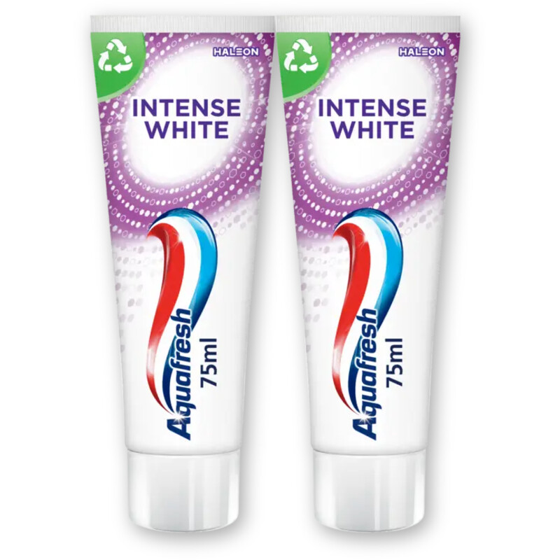 Aquafresh Intense white tandpasta 2-pack