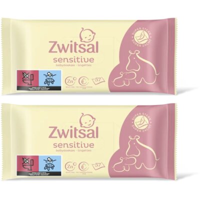 pdp-image-Zwitsal Baby sensitive billendoekjes 2-pack