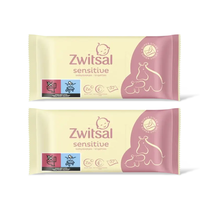 Baby sensitive billendoekjes 2-pack