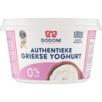 Een afbeelding van Dodoni Griekse yoghurt 0% vet