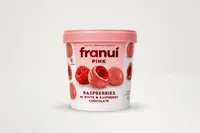 Franui Framboos in witte en framboos chocolade