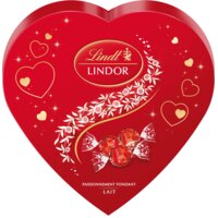 Een afbeelding van Lindt Lindor hart melkchocolade bonbons