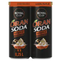 Royal Club Oransoda spritz 4-pack