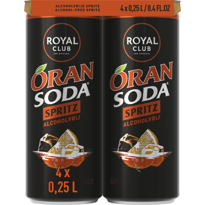 Royal Club Oransoda spritz 4-pack