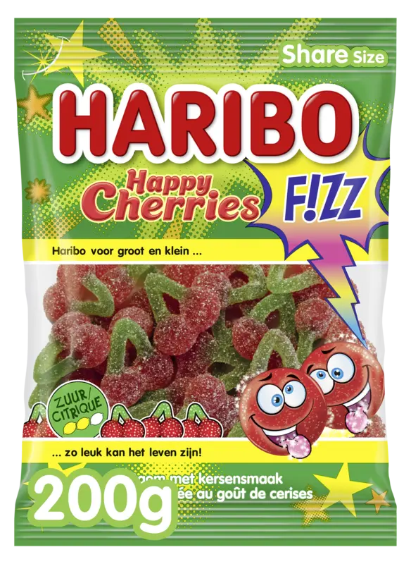 Haribo Cherry f!zz zuur
