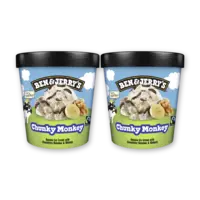Ben & Jerry's Chunky monkey 2-pack