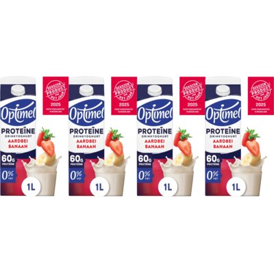 pdp-image-Optimel Protein drinkyoghurt aardbei banaan 4pck