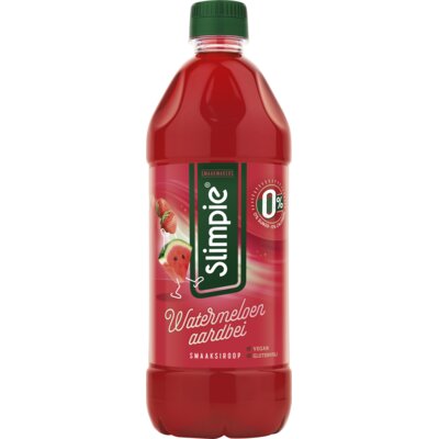pdp-image-Slimpie Watermeloen aardbei siroop 0% suiker