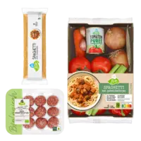 AH Biologisch Spaghetti met Gehaktballetjes Verspakket