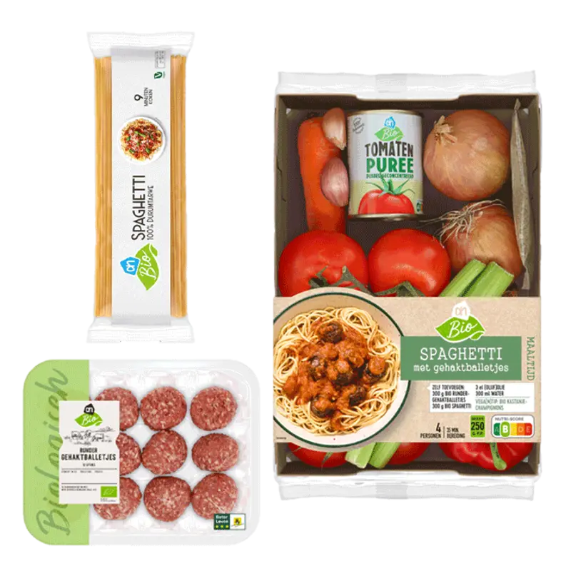 Spaghetti met Gehaktballetjes Verspakket