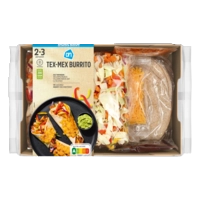 AH Gesneden verspakket tex mex burrito's