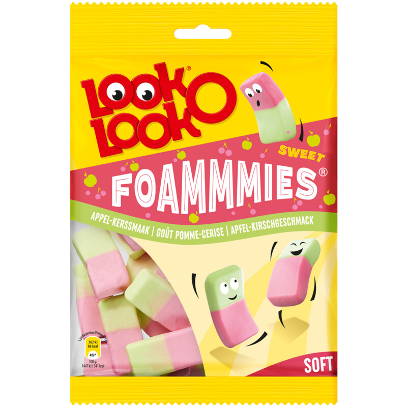 Een afbeelding van Look-O-Look Foammmies appel kers
