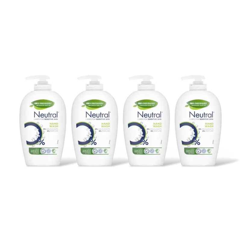 Neutral Hand wash 0% 4-pack