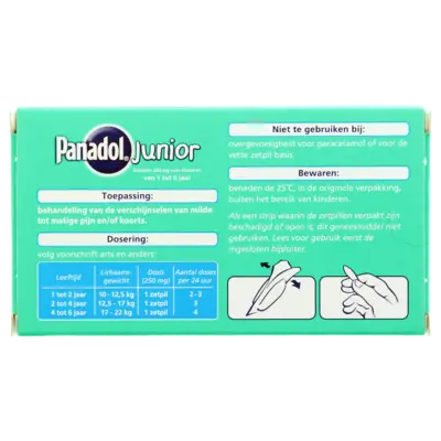 pdp-image-Panadol Junior 250mg zetpillen