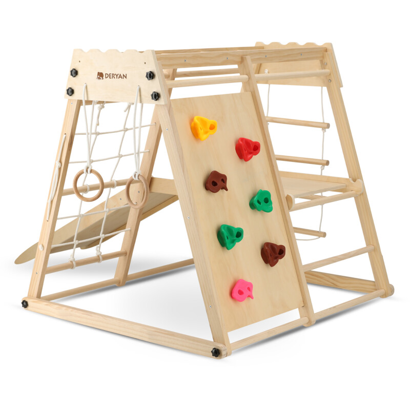 Deryan Luxe houten speelklimrek