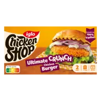 Iglo Chicken shop burger ultimate crunch