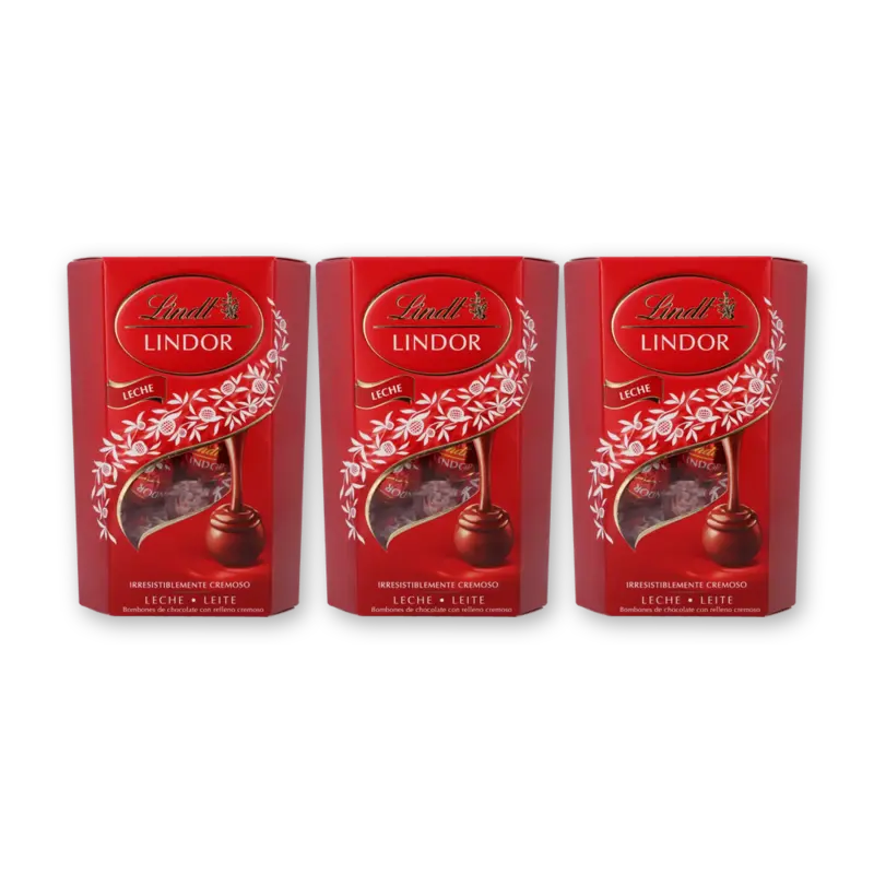Lindor melkchocolade bonbons 3-pack