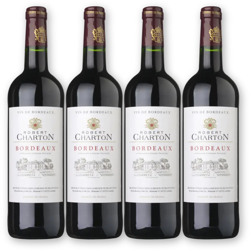 Robert Charton Bordeaux 4 flessen