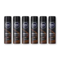 NIVEA Men deep espresso deodorant spray 6-pack
