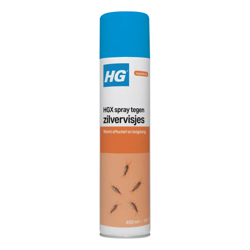 HG Spray tegen zilvervisjes