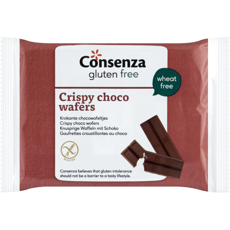 Een afbeelding van Consenza Crispy wafels glutenvrij