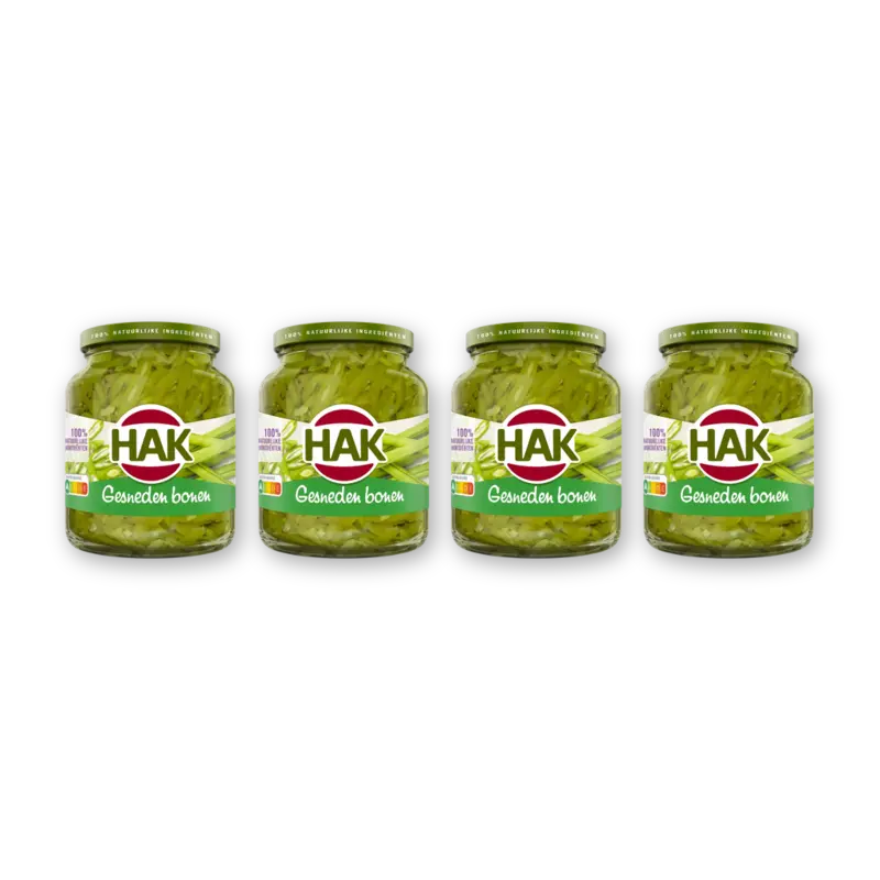 Hak Gesneden bonen 4-pack