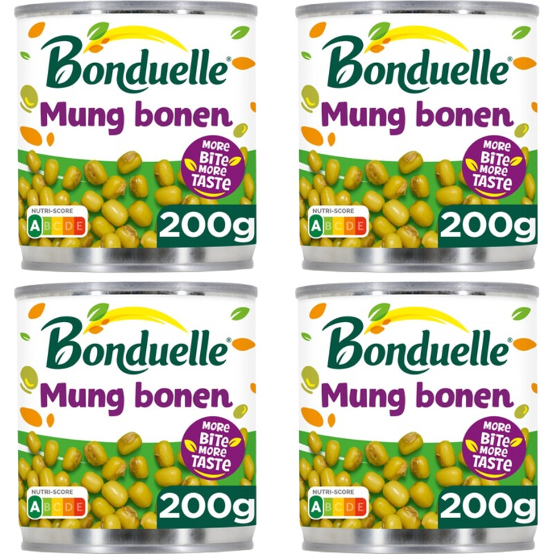 Een afbeelding van Bonduelle Mung bonen 4-pack