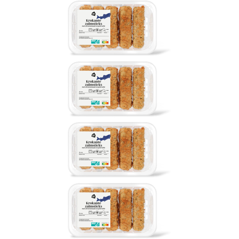AH Krokante zalmstick citron peterselie 4pk