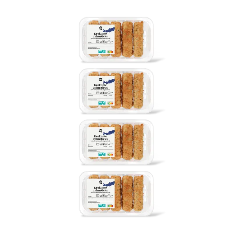 Krokante zalmstick citron peterselie 4pk