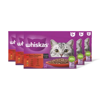 pdp-image-Whiskas 1+ Classic selectie in saus 5-pack