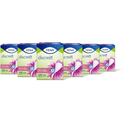 pdp-image-Tena Discreet mini magic inlegkruisjes 6-pack