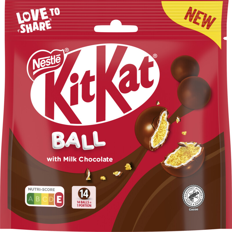 Een afbeelding van Kitkat Balls melkchocolade