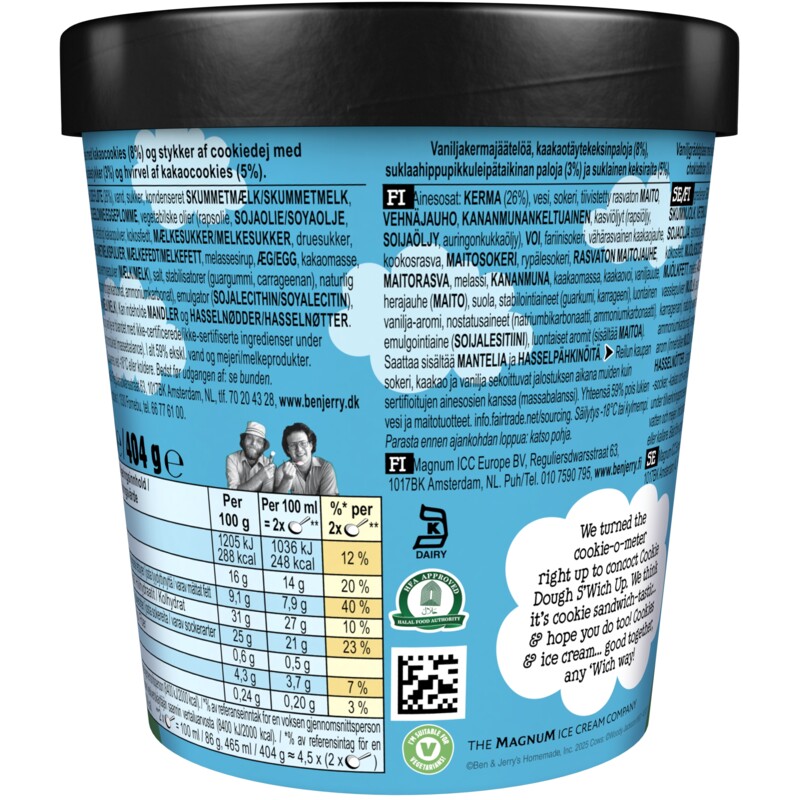 Een afbeelding van Ben & Jerry's Cookie dough