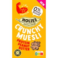 Holie's Crunchy muesli protein peanut butter