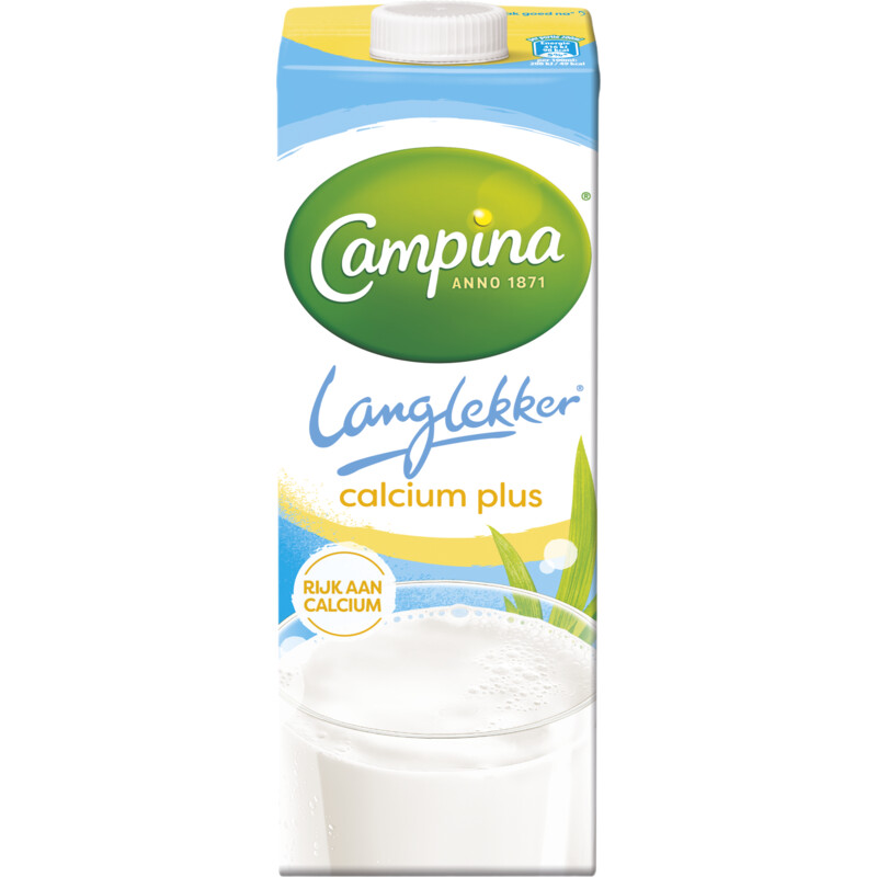 Campina Langlekker halfvolle melk calcium plus