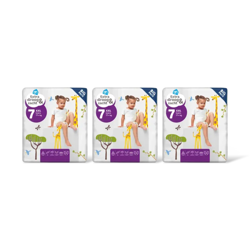 EDEZ open luiers maat 7 3-pack