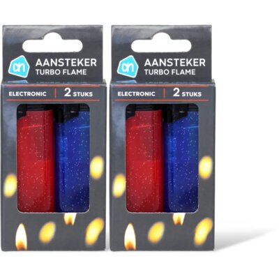 AH Elektronische aansteker F2 turbo 2-pack