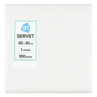 AH Servet wit 1 laags