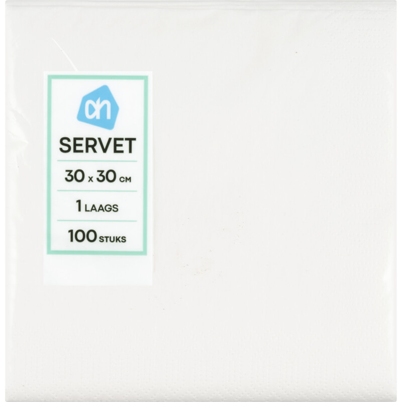 Een afbeelding van AH Servet wit 1 laags