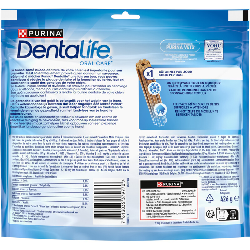 Een afbeelding van Purina ONE Dentalife maxi pack 12 maxi 25-40 kg bel