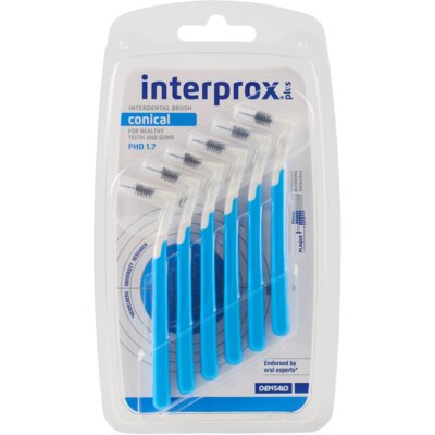 pdp-image-Interprox Plus Interdentale rager conical blauw